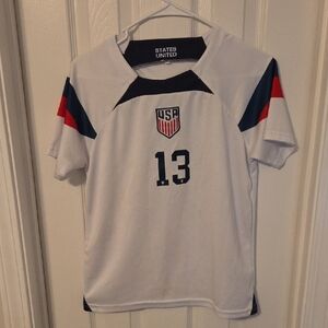 Youth Alex Morgan #13 Soccer Jersey